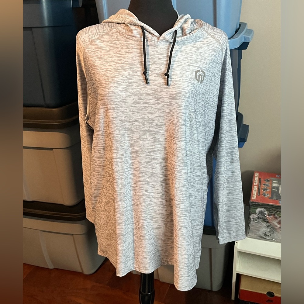 Two Pack Neleus Men’s Dry Fit Performance Athletic Long-sleeve Shirt with Hood